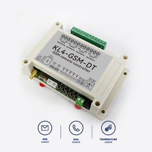 KL4-GSM 4路 外贸手机远程开关 电话短信 双温度APP控制 停电报警-阿里巴巴