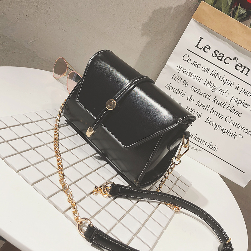 Borsa piccola retrò per le donne 2024 autunno e inverno alla moda in stile coreano borsa a tracolla foresta semplice trama catena tracolla piccola borsa quadrata_voghion.com