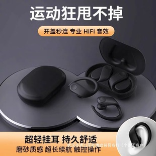 True Wireless Bluetooth 5.3 Headset Binaural In-Ear Hanging Ear Long Wear Painless Subwoofer Sports Long Standby