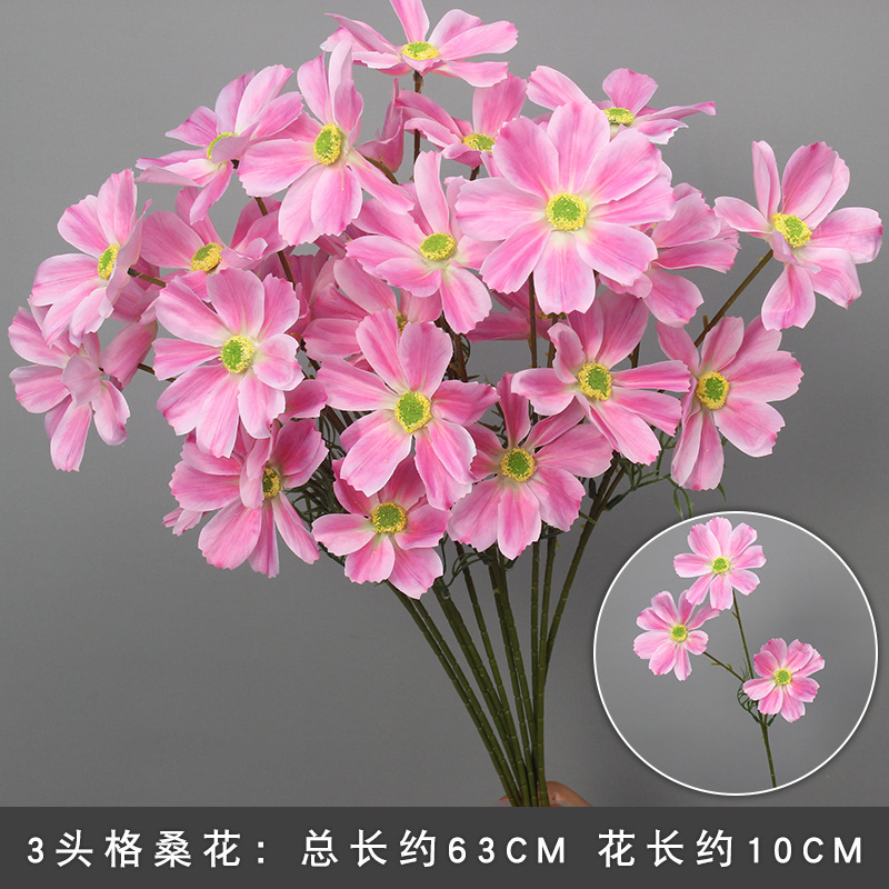 10 flores rosadas bodas flores de seda decoración floral flores falsas hortenida Wenxin Road Artes florales otros