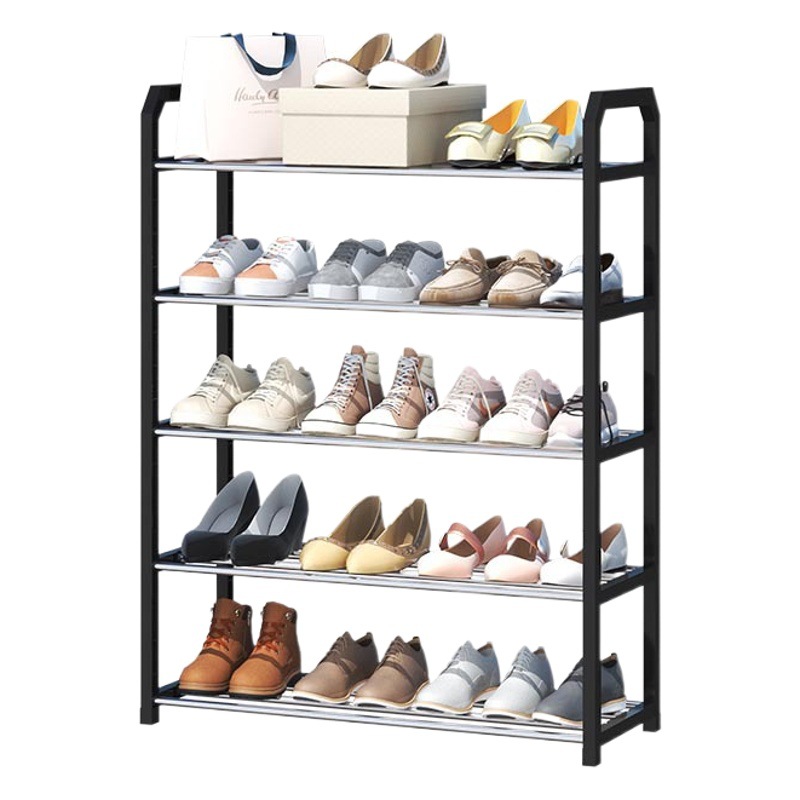 Zapatero para la entrada, pedido mínimo de una pieza, solución de almacenamiento de zapatos simple para dormitorios y uso doméstico, zapatero de varias capas con montaje fácil y a prueba de polvo.