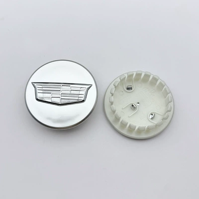 Suitable for Cadillac Hub Cap Atsl Xts Ct6 Xt5 Xt6 Hub Car Logo Tire Center Cap 67mm (Car logo) - one-convex-silver-base-with-silver-label-67mm