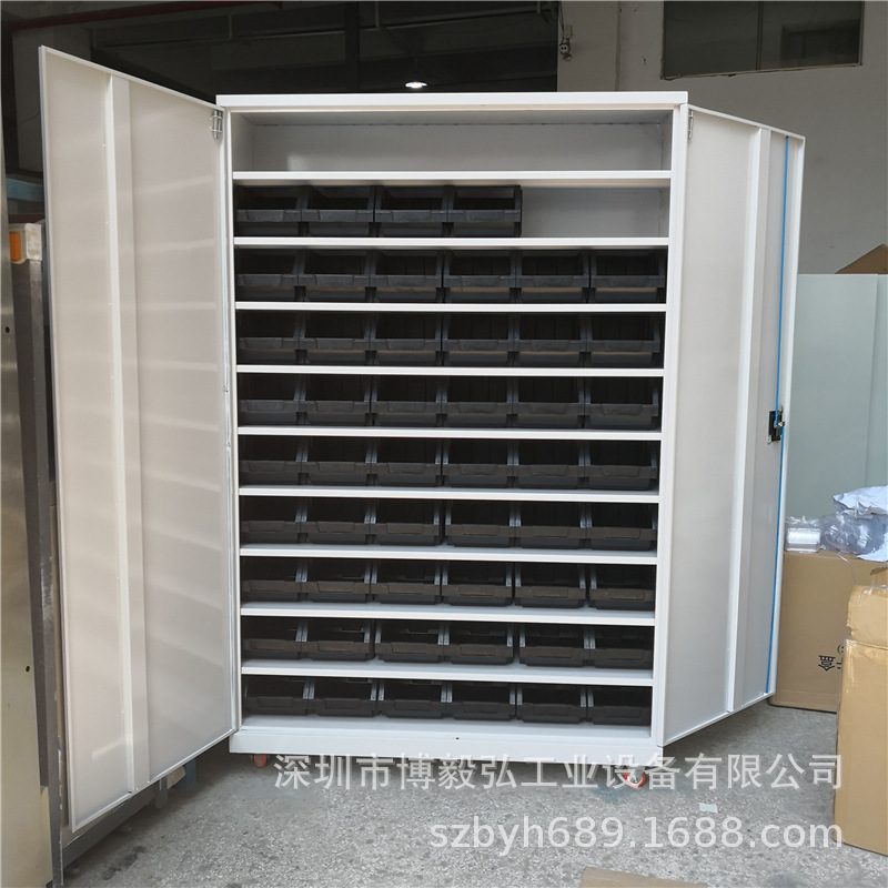厂家定制重型各功能钢制储物柜 双开门五金车间储物柜员工更衣柜