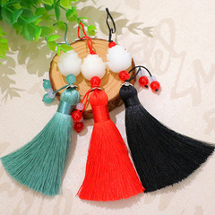 8cm 5-layer Lotus Phone Charm Tassel Pendant Necklace Accessory Cord Chain Ornament Ancient Style Aroma Bag Aroma Pouch