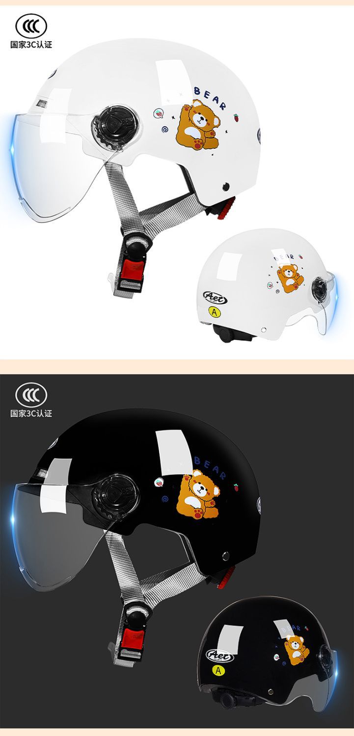 Electric Vehicle Summer Helmet 3C Certified New Hat Motorcycle Helmet