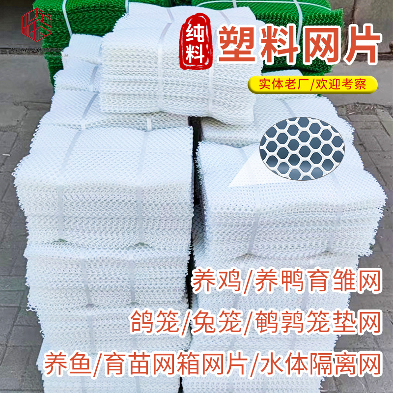 兔笼养殖塑料网塑料围栏网塑料网厂家养鸡围栏网鸽笼全新料塑料网