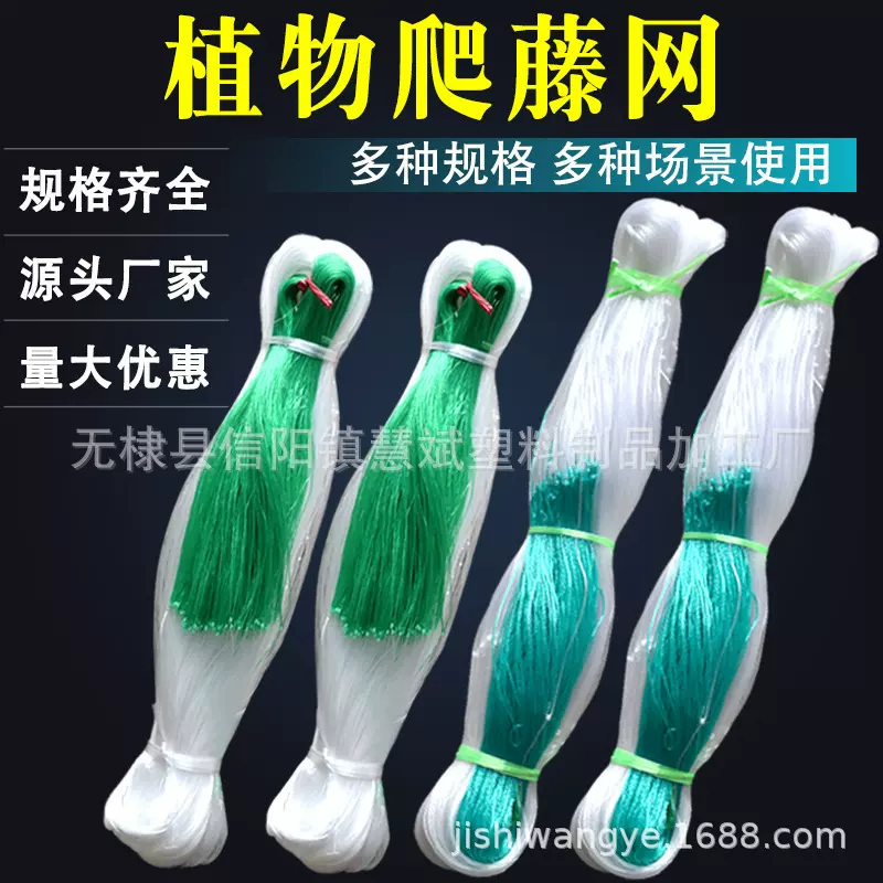 植物爬藤网豇豆吊瓜丝瓜苦瓜黄瓜豆角百香果专用网种植网攀爬农用