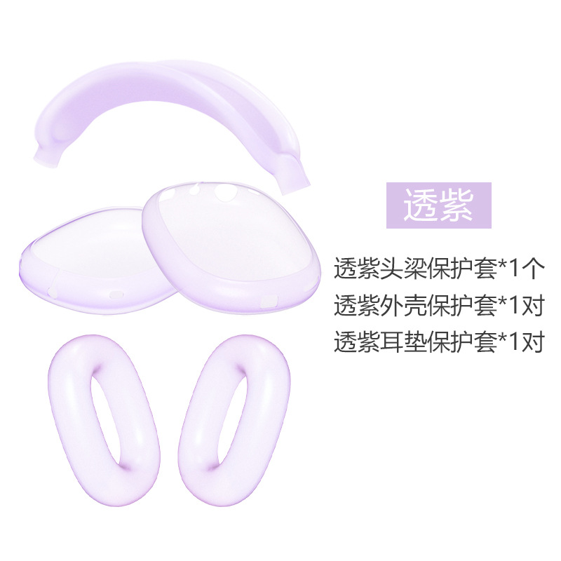 Funda para auriculares Apple AirPods Max, funda protectora de alta transparencia para AirPods Max, funda para diadema, funda para auriculares. image 9