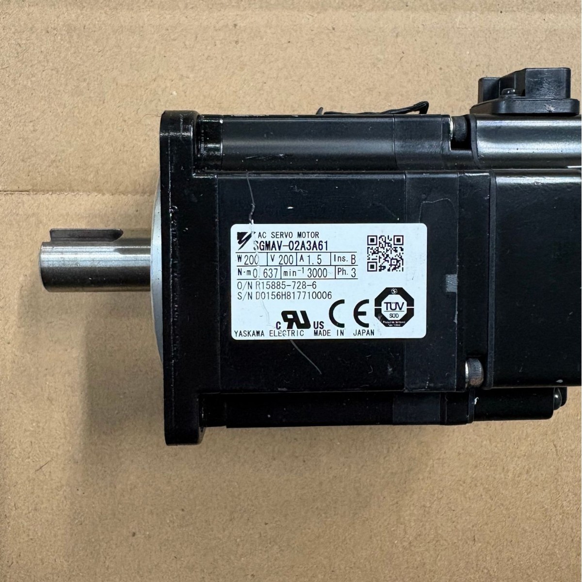 SGMAV-02A3A61 安川伺服电机