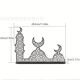 Arab Crescent Small Fresh Dome Home Decoration Black Classic Holiday high quality