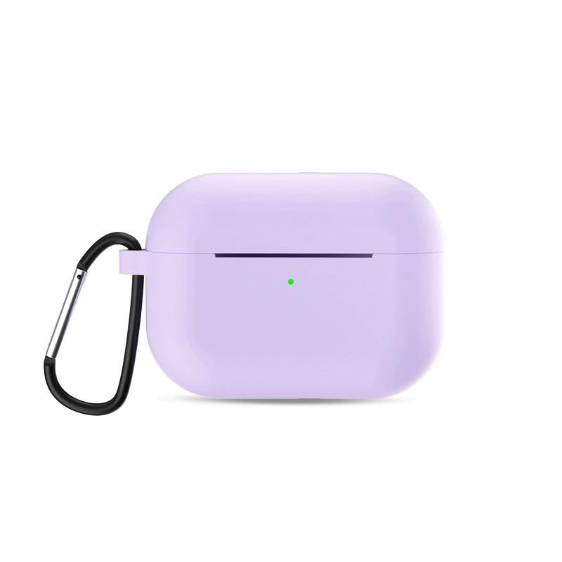 Силиконовый защитный чехол для Apple AirPods Pro 2, 2 мм, варианты мультицвета и металлической пряжки