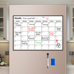 Fridge Magnet A3 Weekly and Monthly Planner Erasable Memo Note Board Dry Erase Message Whiteboard Gift Box