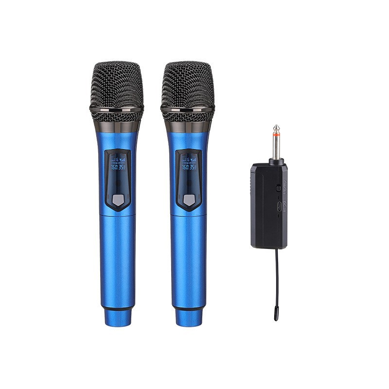 Kit de Micrófono Inalámbrico con Tarjeta de Sonido V8 para Transmisión en Vivo y Karaoke