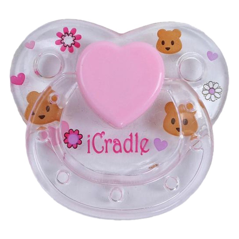 Bebé muñeca chupete accesorios imán chupete pezón traje