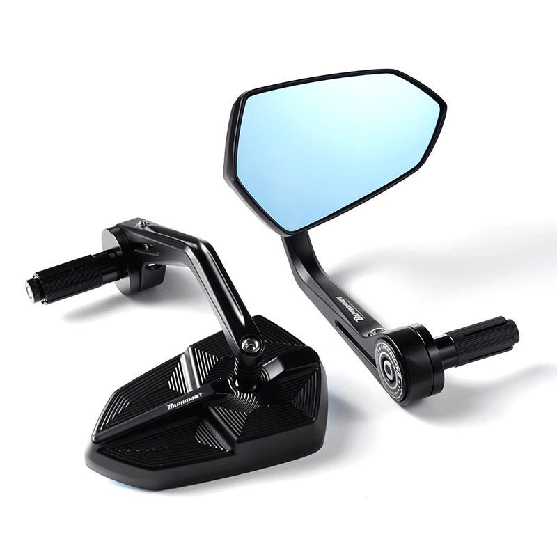 Motorcycle Mecha Bafuot Reflective Mirror Mecha Mirror Mount Modified Rearview Mirror for Piaggio Niu Nine Piaggio Electric