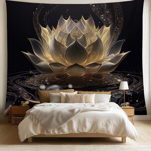Room decoration tapestry bed headboard arrangement fabric wall background cloth Instagram style wall coverings