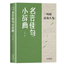 名言佳句小辞典 正版 古今中外名人名言好词佳句好句经典语录励志