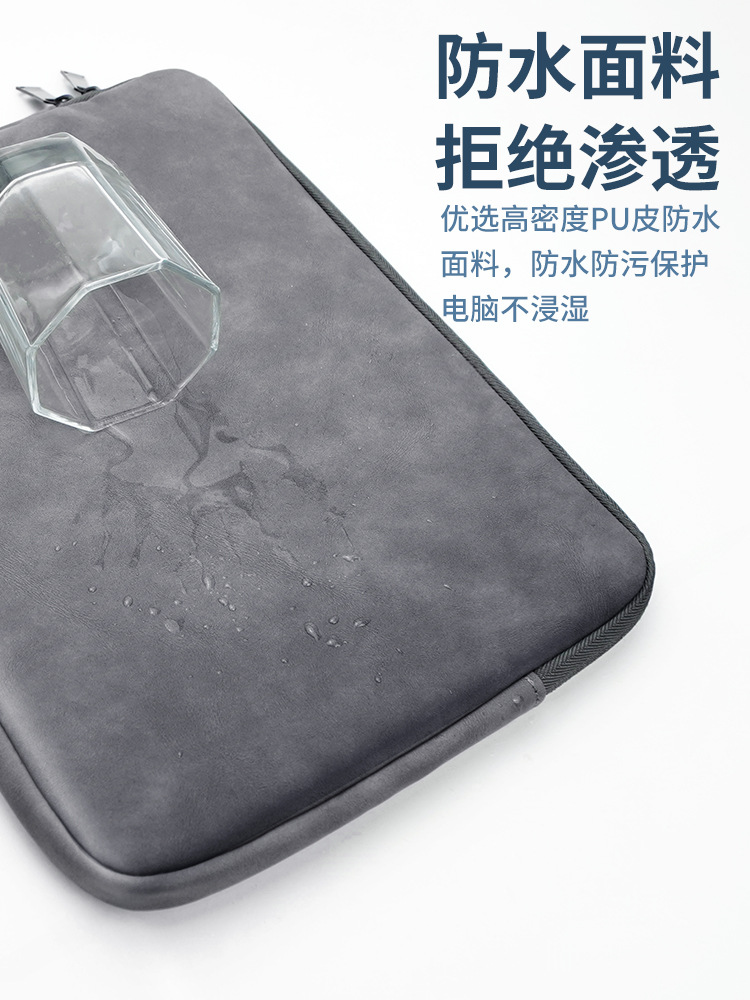 Bolsa de forro de piel de oveja bolsa de ordenador portátil a prueba de golpes bolsa de tableta forro de lana engrosada 13,3 pulgadas