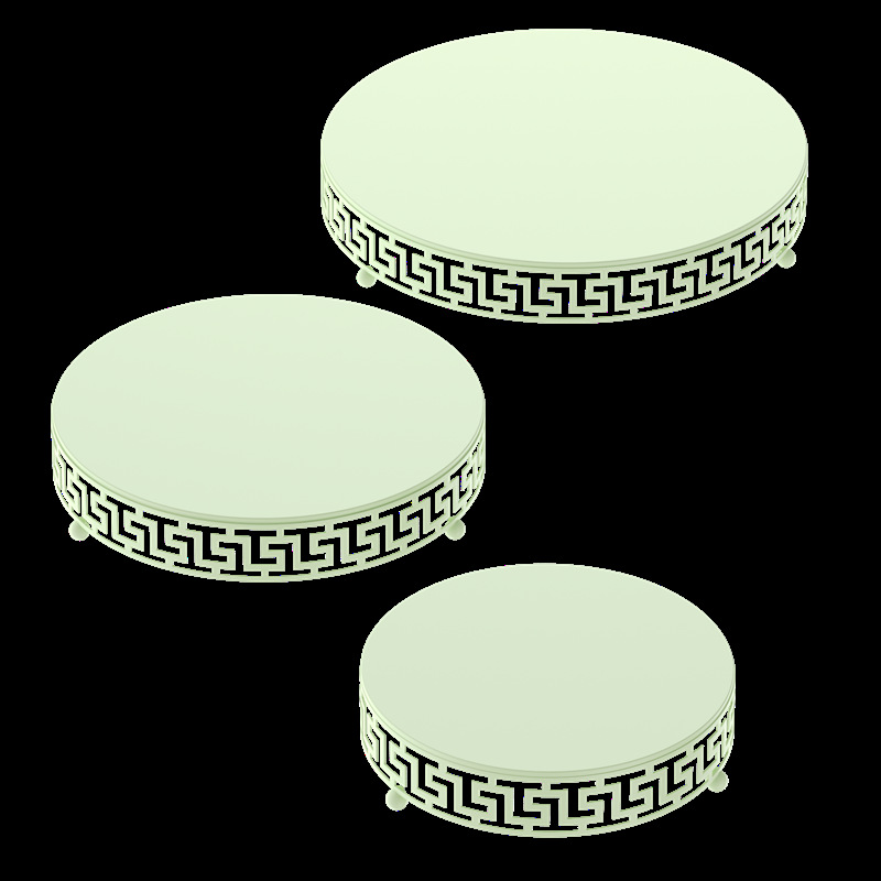 Accesorios de boda, mesa de postres, decoración, tienda de postres, soporte para pasteles de dim sum, soporte para pasteles hueco dorado creativo europeo, se puede establecer image 13