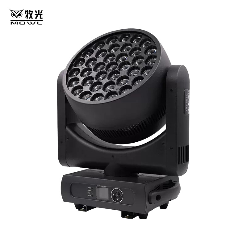 37 lámparas de foco de tinción de 15W lámpara de cabeza de agitación lámpara de lámpara de barra de espectáculo de bar Livehouse equipo de iluminación de escenario