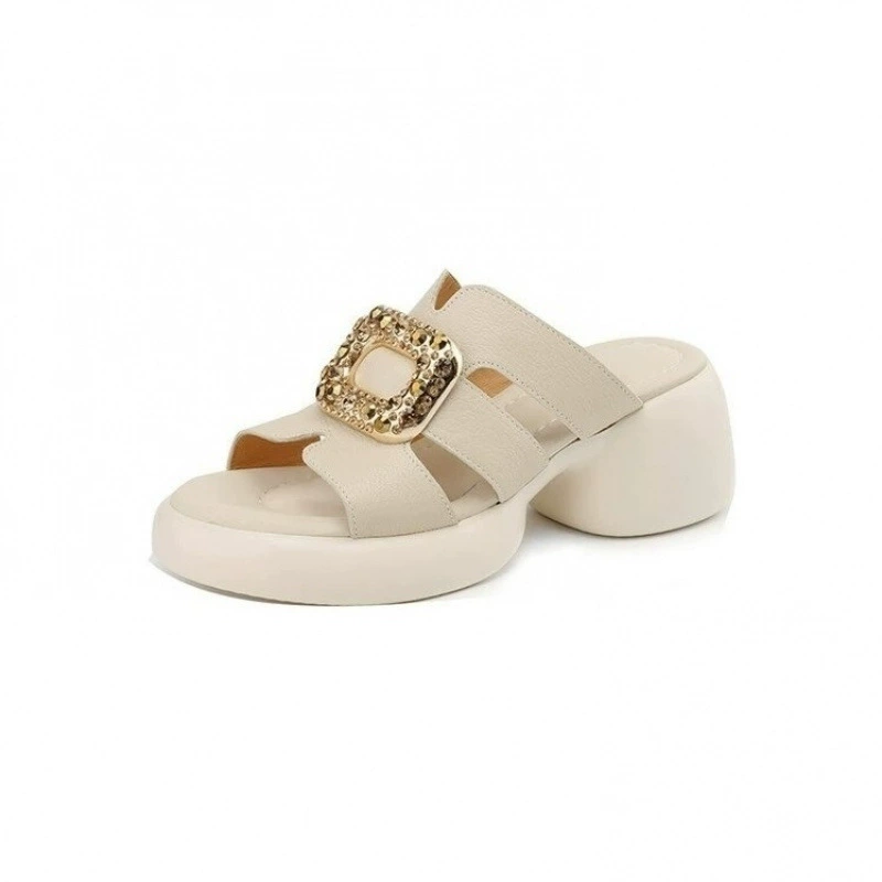 Summer slide platform, high slippers