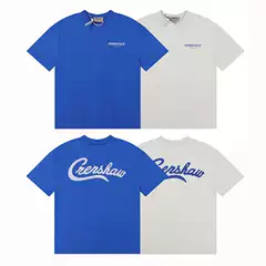 Fog Fear of God Overline Essentials Charity Joint Klein Blue High Street Couple Short-Sleeved T-Shirt