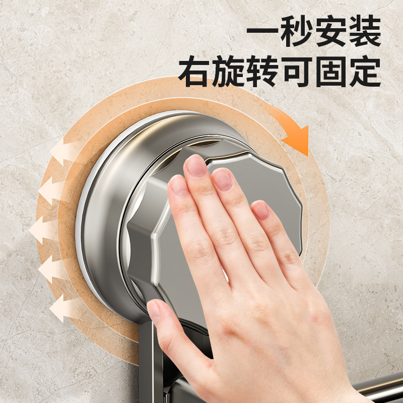穴を開けない多機能吸盤キッチンフック鍋シャベルスプーン収納ハンガー壁掛け式ラック|undefined