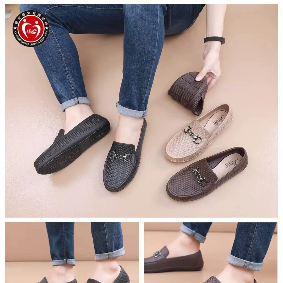 Нескользящие непромокаемые резиновые сапоги Обувь с цветочным рисунком Короткие резиновые сапоги Пластиковая обувь Резиновая обувь для охраны труда Кухонная рабочая обувь Короткая мужская обувь