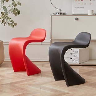 Stackable Thickened Plastic Stool Household Modern Simple Pantone Chair Strong and Durable High Stool for Commercial Dining Table