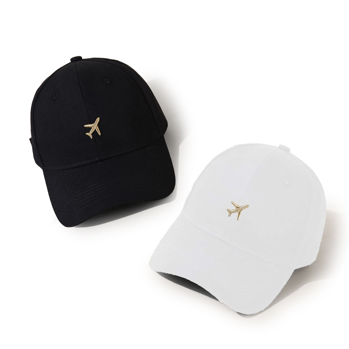 Hot Selling Hat Womens KoreanStyle Fashionable SunProof Embroidered Aircraft Baseball Cap Japanese Style FaceLooking Little Wild Peaked Cap Menpicture4