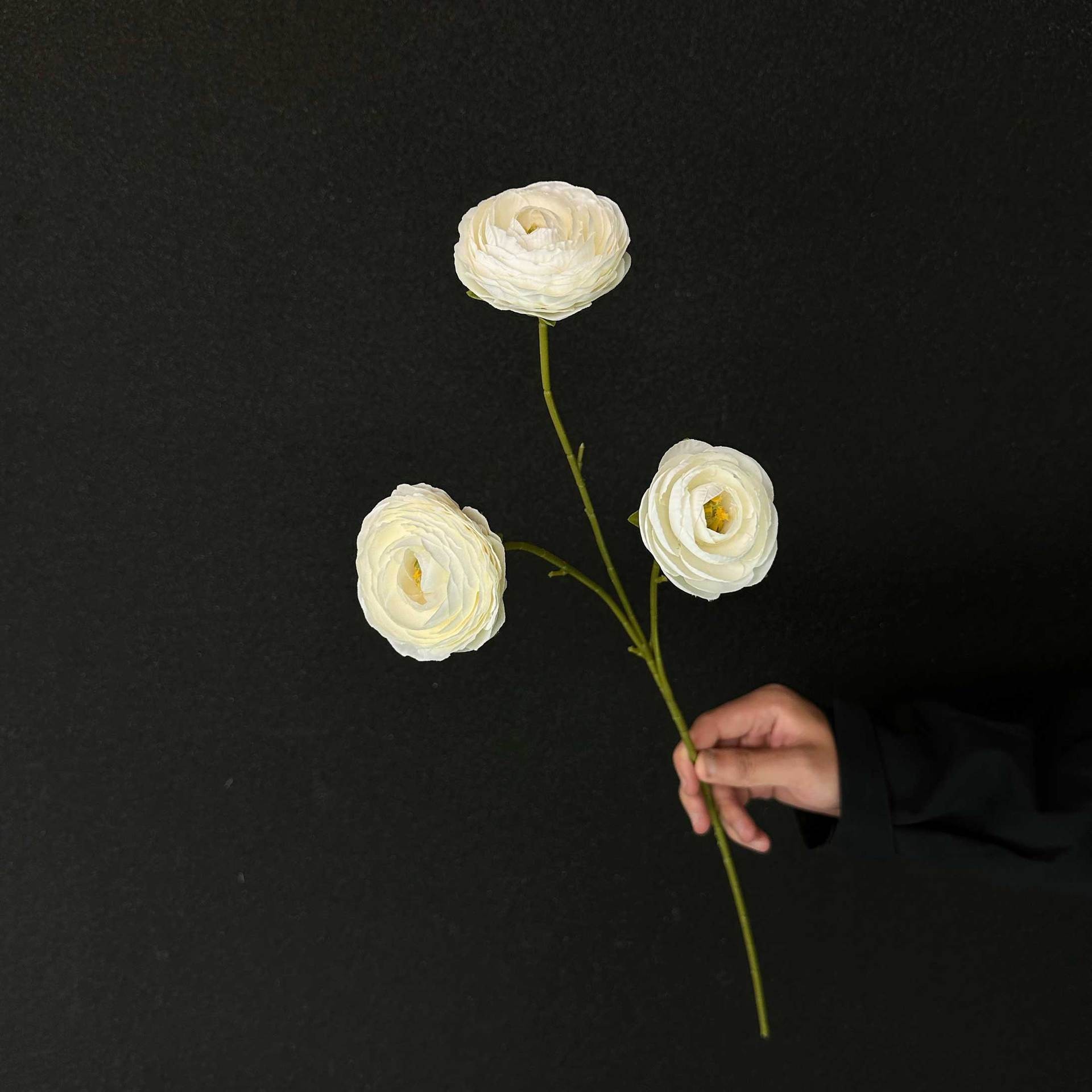 Flores falsas blancas Flores artificiales Flores para bodas Auditorio de bodas Decoración del hotel Techo artificial Flores artificiales Flores falsas