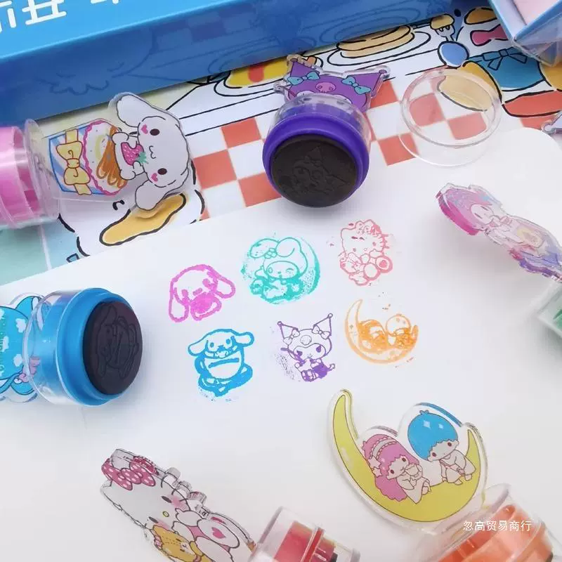 Sanrio, детская мультяшная печать, милый игрушечный штамп, награда