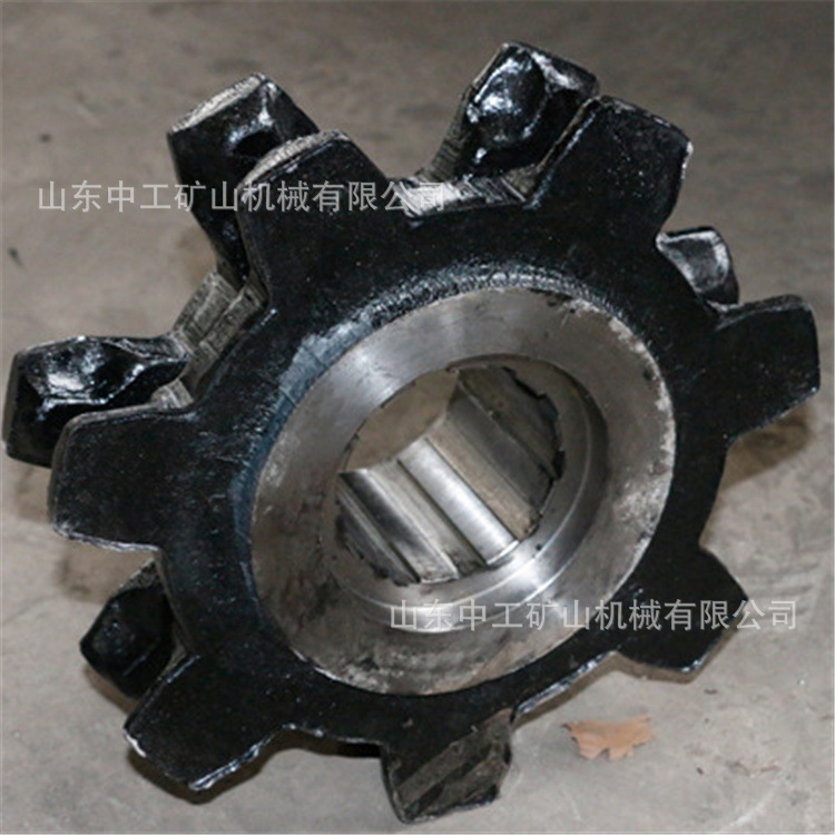 直供矿用传动件提升机输送链轮总成 铸钢抗磨提升机链轮