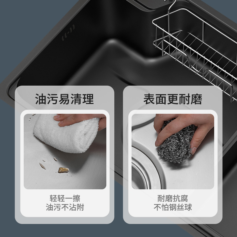 Rojo neto, cocina grande con un solo tanque, lavabo de acero inoxidable 304, lavabo, lavabo, lavabo, lavabo, lavabo, fregadero, fregadero hecho a mano