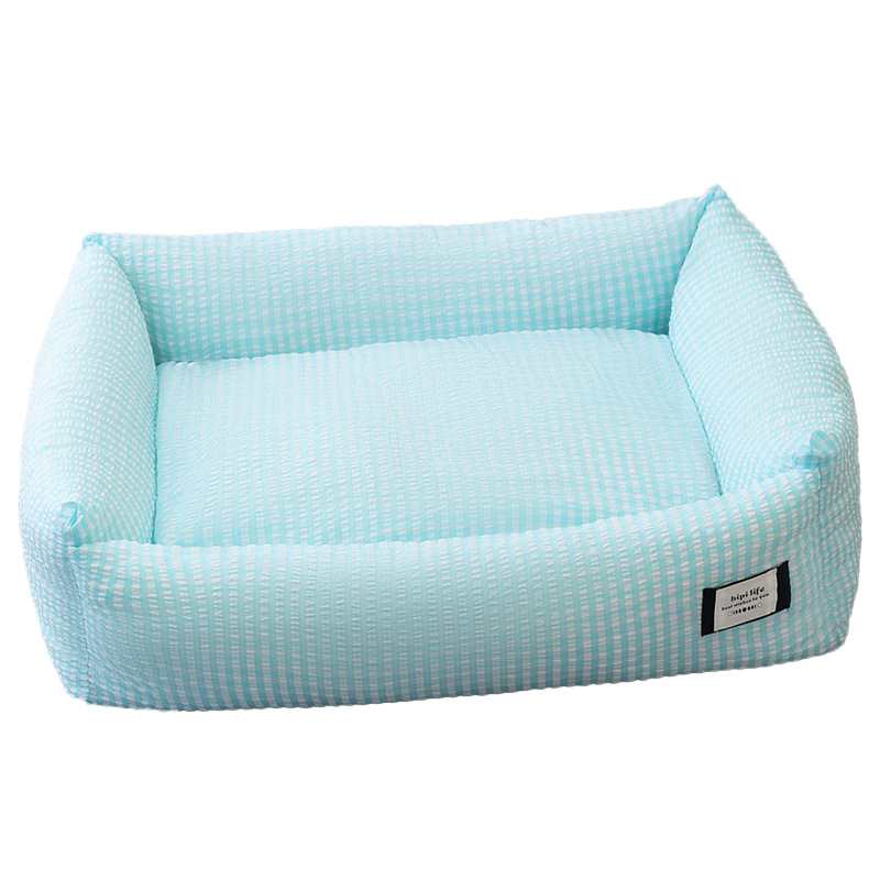 Primavera y verano perros coreanos cuadrados frescos cuatro estaciones de perros generales para gatos dormidos felinos Teddy mascotas