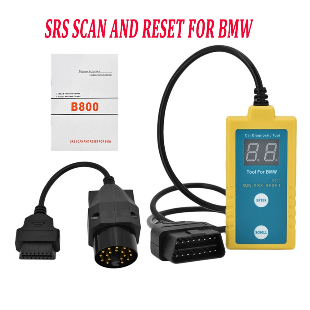SRS SCAN RESET ДЛЯ инструмента сброса подушки безопасности BMW E36 B800