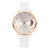 Douyin hot -selling new girl personality pattern simply quartz watch set Moon pattern watch