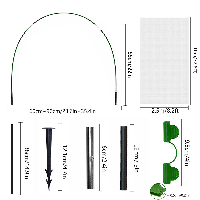 Garden Insect-proof Set For Plant, Fruit, Flower Greenhouse Bird And Animal Protection Garden Net Plant Cover_voghion.com