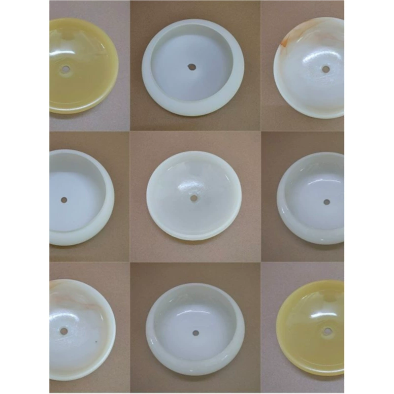 Коллекция аксессуаров для стеклянных абажуров люстр в европейском стиле, чаша с имитацией нефритового абажура, стеклянная чаша с основанием, матовая полукруглая чаша для держателя люстры.