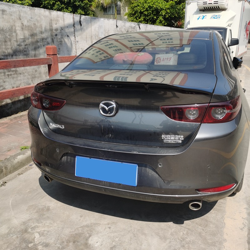Suitable for 2020-2024 Mazda 3 Next Generation Rear Wing New Angkesela Modified R Style Fixed Wing