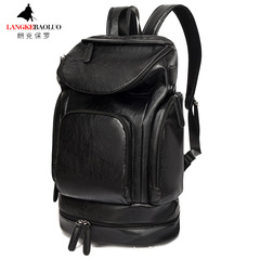 国境を越えたビジネスpu皮ランドセル男性バッグ多機能旅行バッグ税関ロック盗難防止パスワードロックファッションバックパック潮