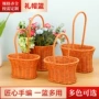 手提新款编织节日篮子