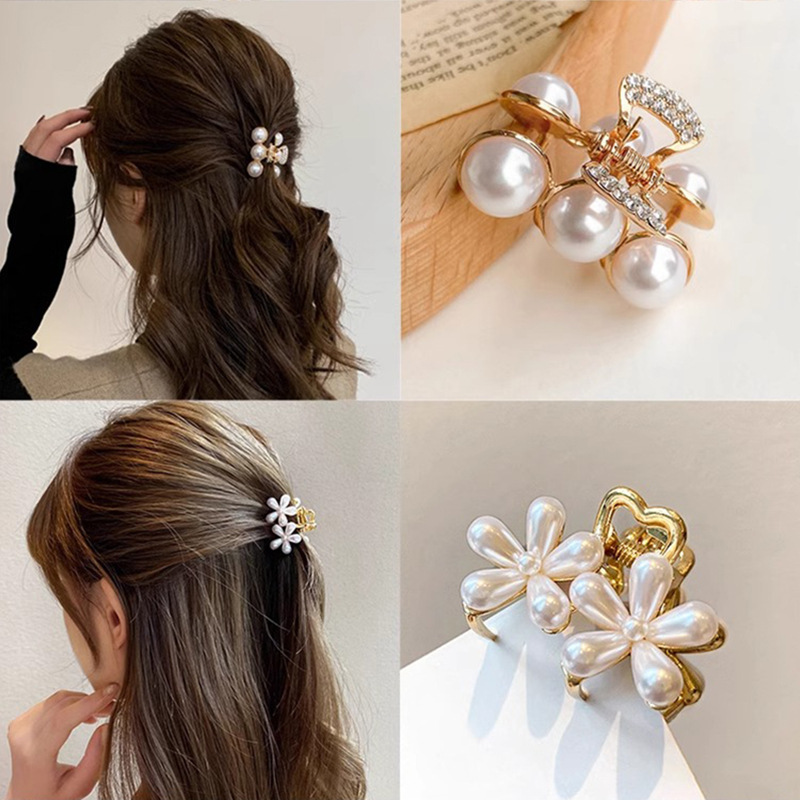 Half-Tied Hairpin Headband Small Size Grabber for the Back of the Head for Women 2025 New High-End Small and Exquisite Bangs Clip