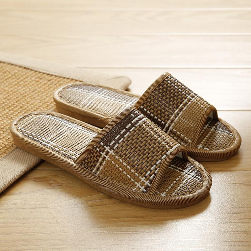 체크무늬[짚자리 두꺼운 바닥]