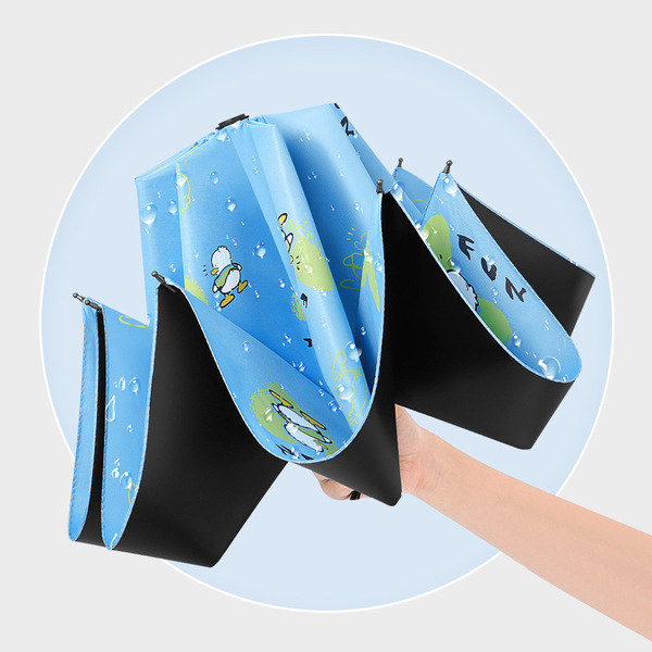 Umbrella solar-powered