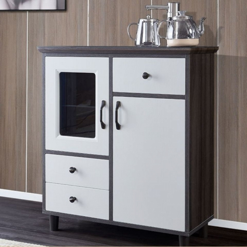 Nuevo tipo de máquina de té de madera sólida de alta calidad doméstica totalmente automática moderna de lujo ligera sala de estar inteligente en un gabinete de máquina de beber