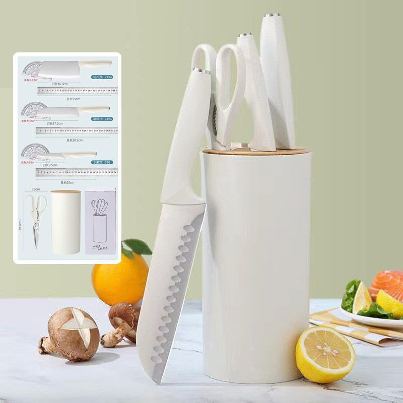 Cuchillo de cocina de cinco piezas cuchillo de corte afilado cuchillo de cocinero cuchillo de frutas cuchillo de acero inoxidable conjunto de cuchillos al por mayor