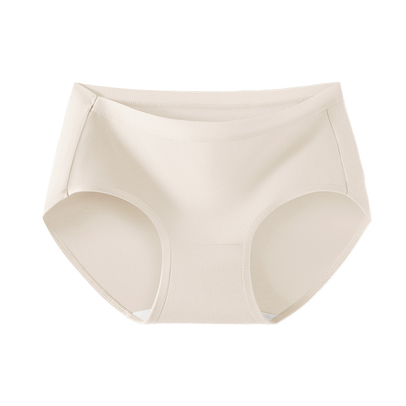 Un tipo de ropa interior transpirable de algodón para mujer de algodón para bebé 10A entrepierna antibacteriana cintura media cómoda sin costuras sin atascar entrepierna calzoncillos para mujer