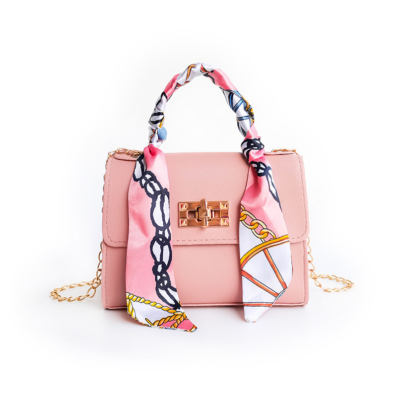 Damen Umhängetasche Mit Schal Und Kette Modische Designertasche_voghion.com