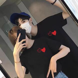 Summer Pure Cotton Short-Sleeved T-Shirt Couple Wear Lazy Style Loose Niche Design Tops for Men and Women Student Trendy Class Uniforms